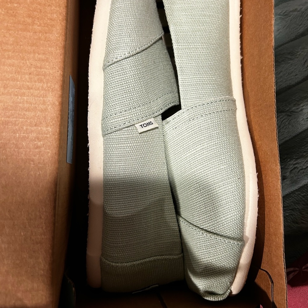 TOMS Mint Green Alpargatas